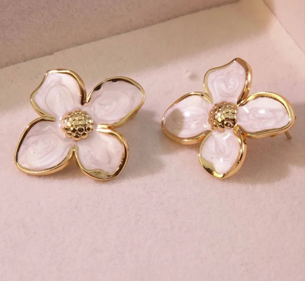 Aros Magnolia blanco